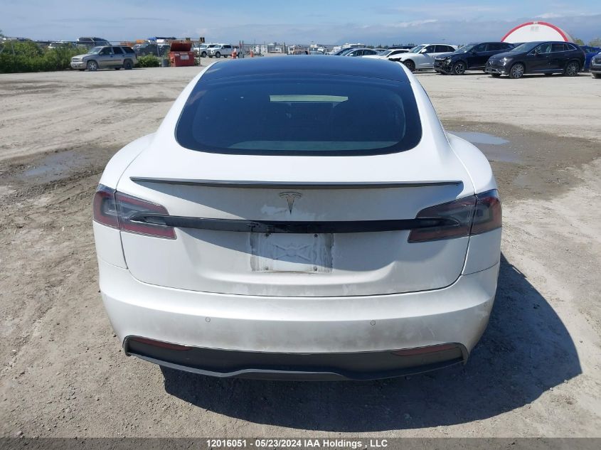 2021 Tesla Model S VIN: 5YJSA1E64MF451092 Lot: 12016051