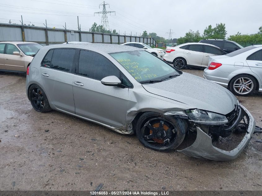 2018 Volkswagen Golf VIN: 3VWB17AU5JM278579 Lot: 12016053