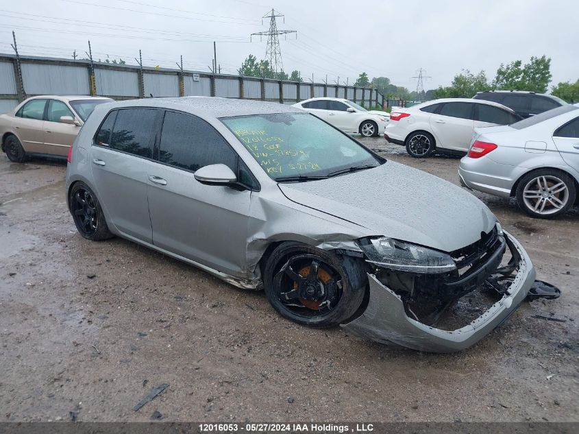 2018 Volkswagen Golf VIN: 3VWB17AU5JM278579 Lot: 12016053