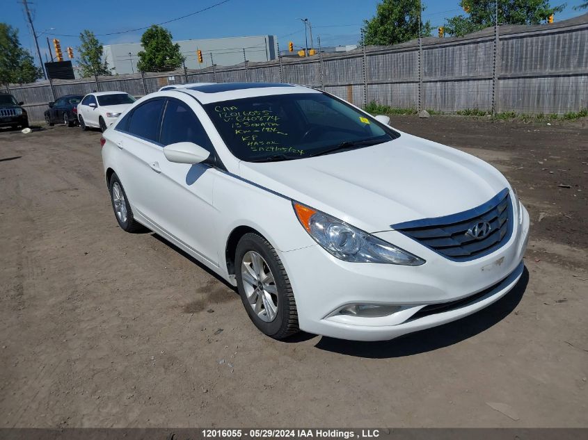 2013 Hyundai Sonata Gls VIN: 5NPEB4AC3DH640874 Lot: 12016055