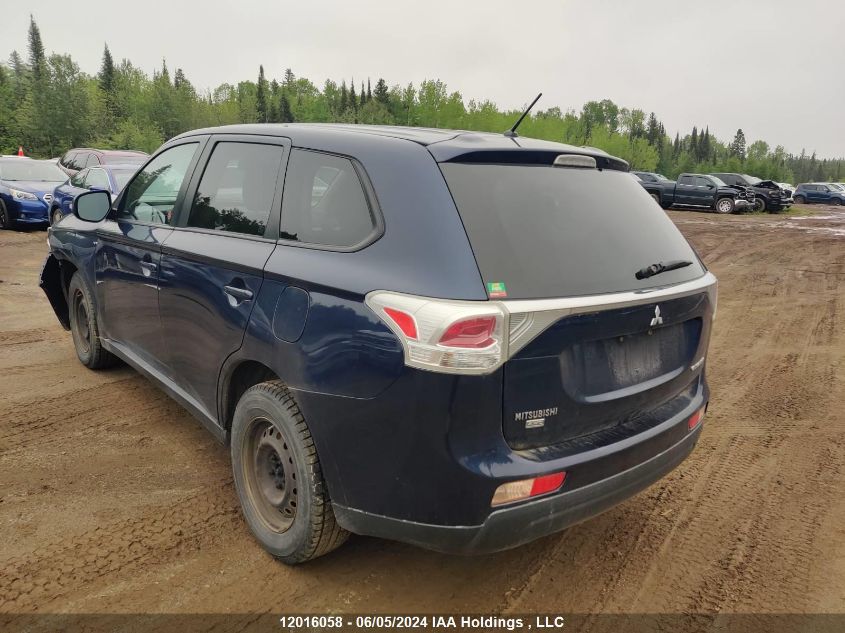 2014 Mitsubishi Outlander VIN: JA4JZ3AXXEZ605616 Lot: 12016058