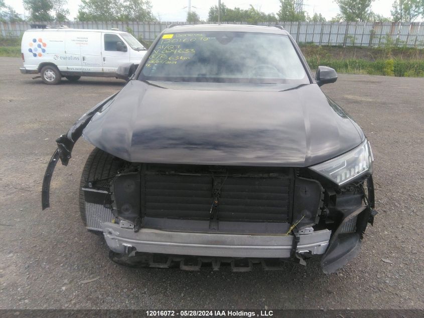 2021 Audi Q7 VIN: WA1WXAF72MD024633 Lot: 12016072