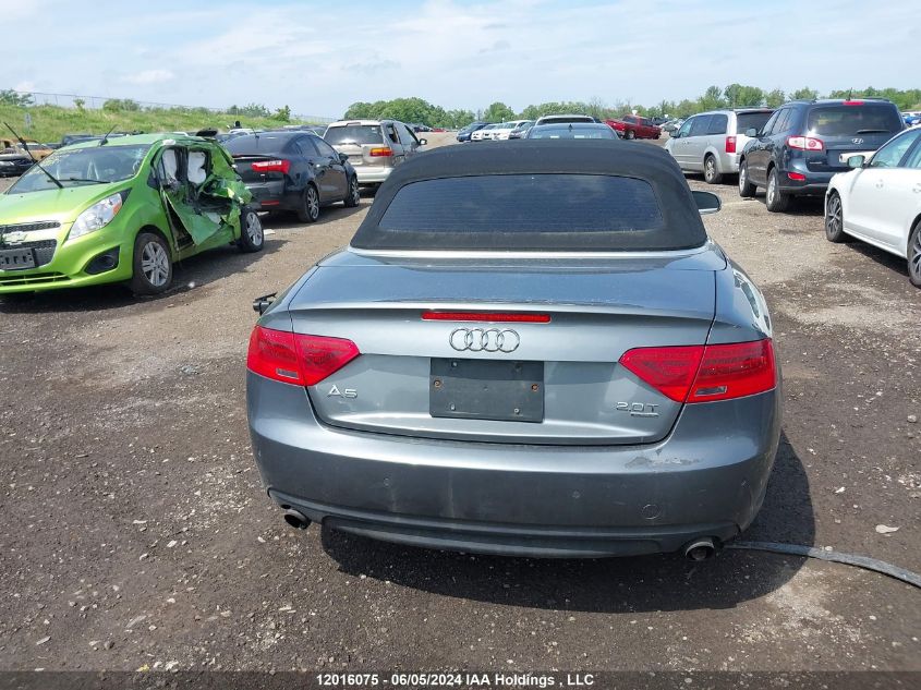 2013 Audi A5 VIN: WAUVFBFH5DN001275 Lot: 12016075
