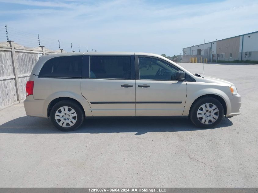 2014 Dodge Grand Caravan Se VIN: 2C4RDGBG3ER314155 Lot: 12016076