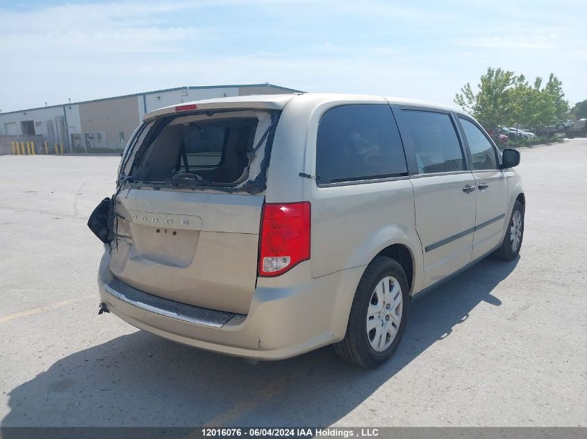 2014 Dodge Grand Caravan Se VIN: 2C4RDGBG3ER314155 Lot: 12016076