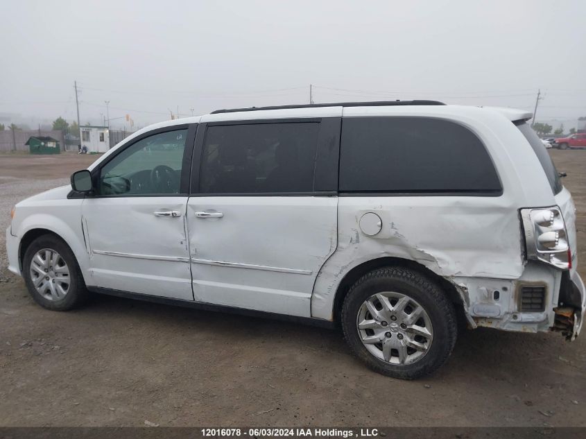 2016 Dodge Grand Caravan Se VIN: 2C4RDGBG6GR237235 Lot: 12016078