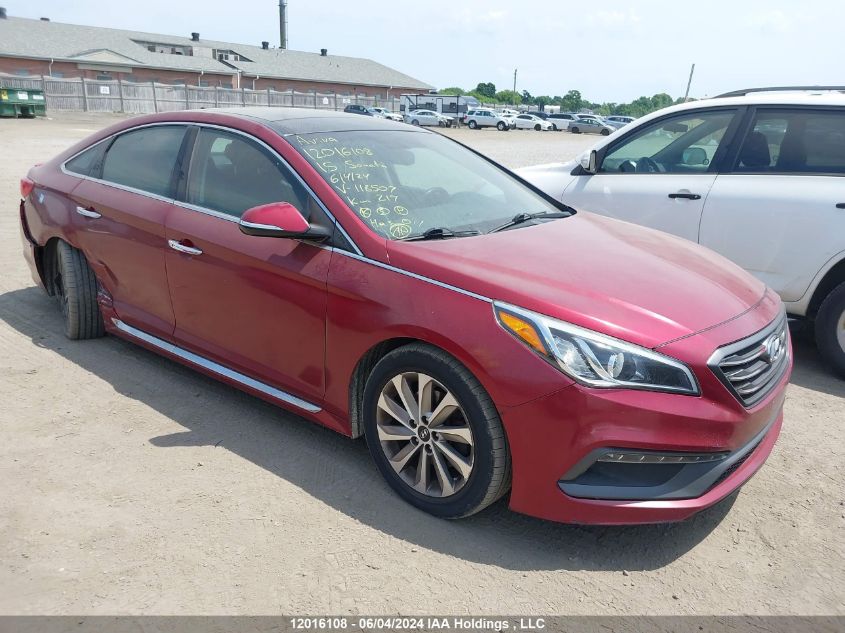 2015 Hyundai Sonata Sport Tech VIN: 5NPE34AF4FH118507 Lot: 12016108