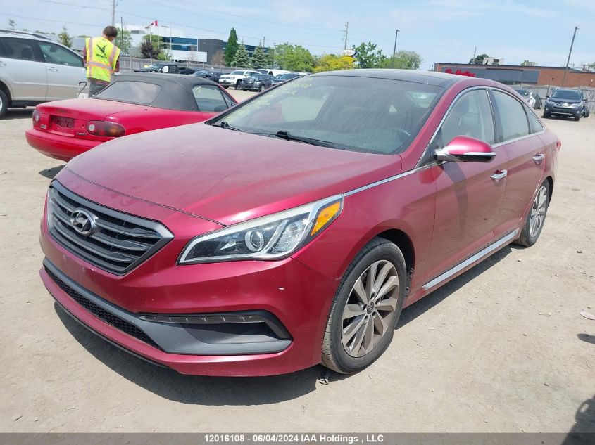 2015 Hyundai Sonata Sport Tech VIN: 5NPE34AF4FH118507 Lot: 12016108