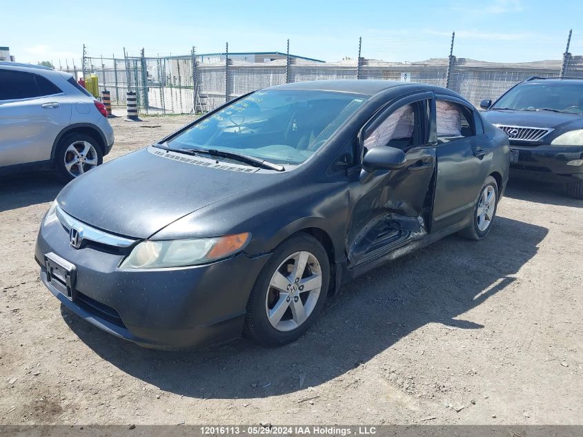 2007 Honda Civic Sdn VIN: 2HGFA16567H023855 Lot: 12016113