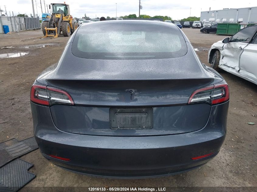 2020 Tesla Model 3 VIN: 5YJ3E1EA2LF591458 Lot: 12016133