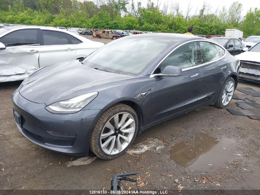 2020 Tesla Model 3 VIN: 5YJ3E1EA2LF591458 Lot: 12016133