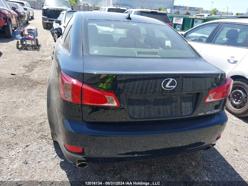 2011 Lexus Is 250 VIN: JTHCF5C24B5052533 Lot: 12016134