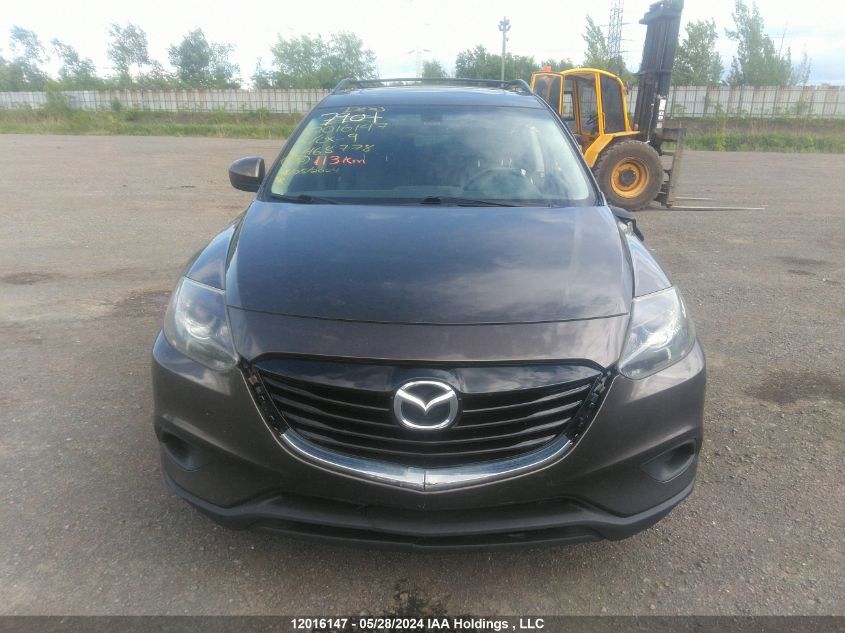 2015 Mazda Cx-9 Touring VIN: JM3TB3CA6F0468778 Lot: 12016147