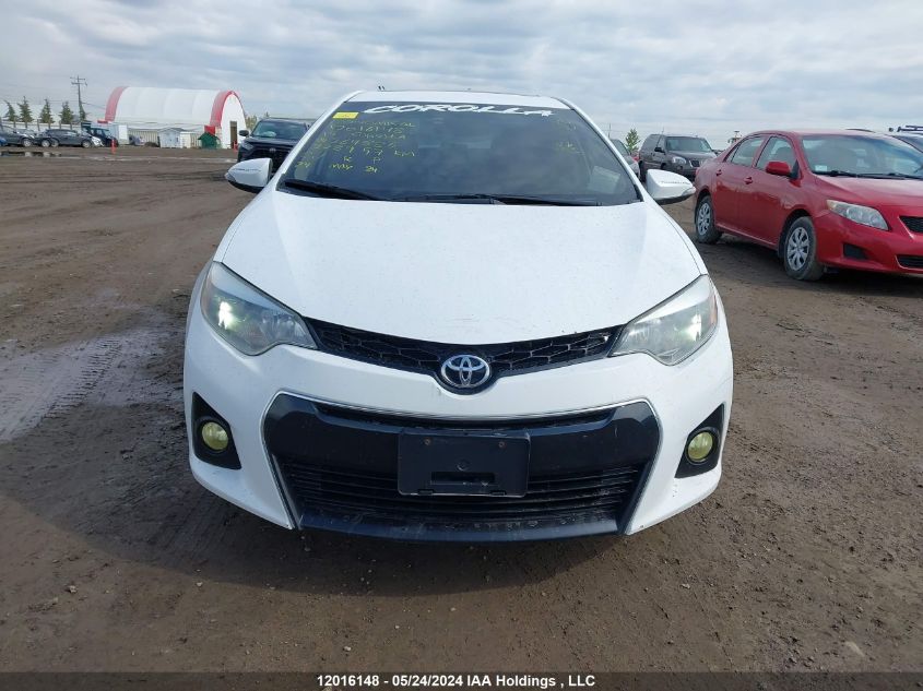 2015 Toyota Corolla VIN: 2T1BURHE2FC264885 Lot: 12016148