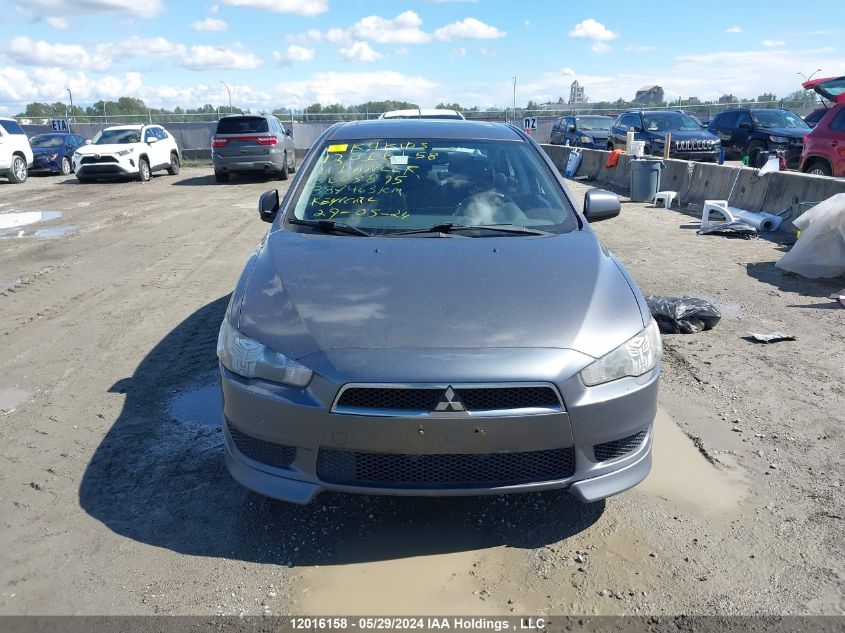 2011 Mitsubishi Lancer Es/Es Sport VIN: JA32U2FU7BU603895 Lot: 12016158