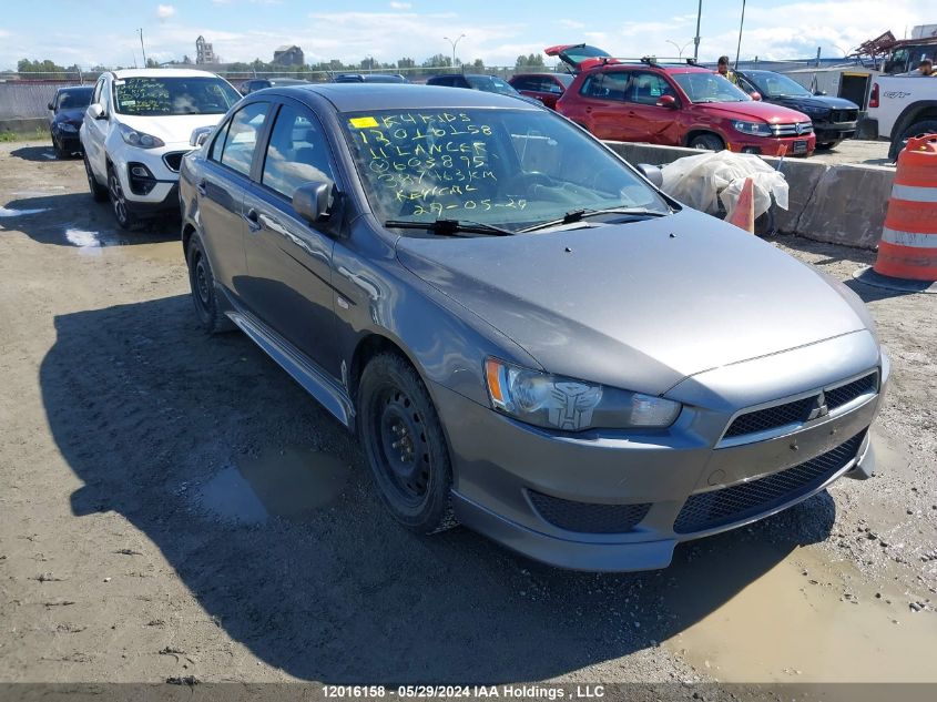 2011 Mitsubishi Lancer Es/Es Sport VIN: JA32U2FU7BU603895 Lot: 12016158