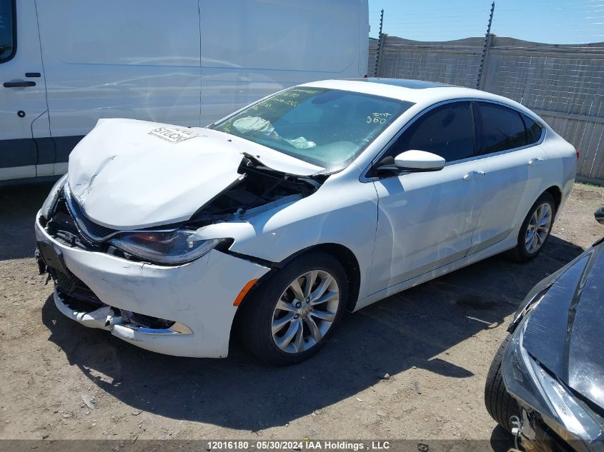 2015 Chrysler 200 C VIN: 1C3CCCCG3FN513564 Lot: 12016180