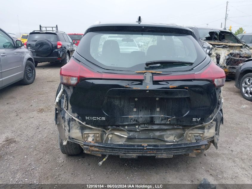 2021 Nissan Kicks Sv VIN: 3N1CP5CV6ML532202 Lot: 12016184