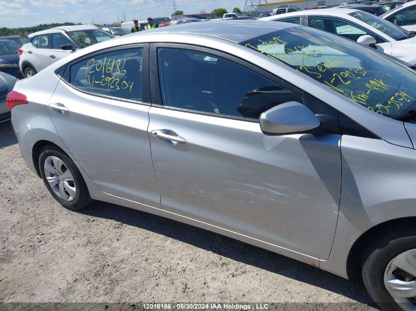 2013 Hyundai Elantra VIN: 5NPDH4AE2DH292304 Lot: 12016186