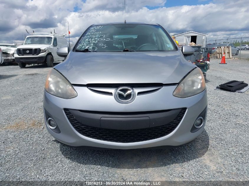 2011 Mazda Mazda2 VIN: JM1DE1HY3B0126830 Lot: 12016213