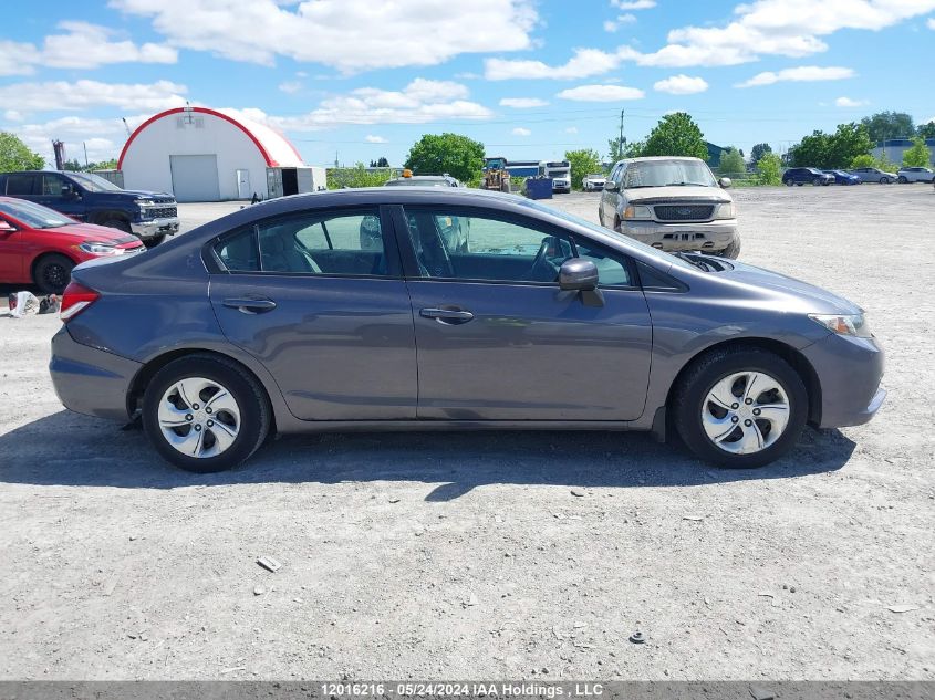 2014 Honda Civic Lx VIN: 2HGFB2F46EH041621 Lot: 12016216