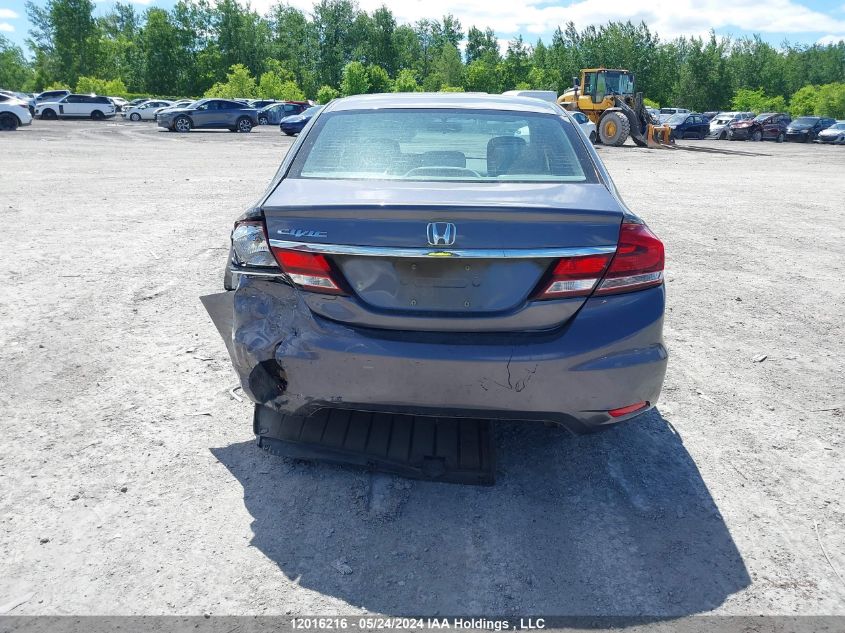 2014 Honda Civic Lx VIN: 2HGFB2F46EH041621 Lot: 12016216