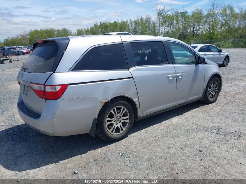 2011 Honda Odyssey Ex VIN: 5FNRL5H47BB507324 Lot: 12016218