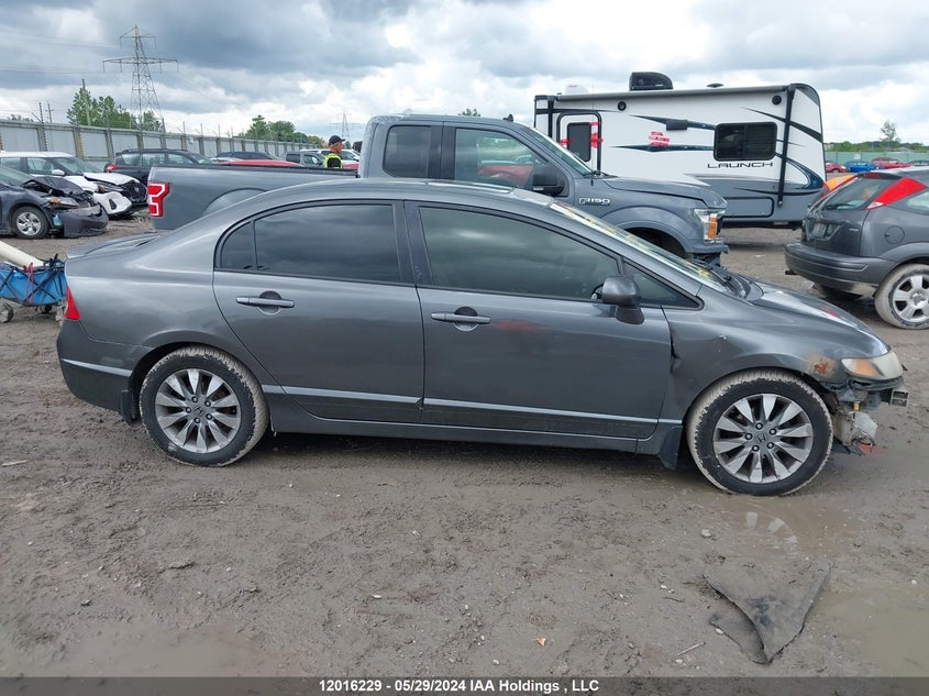 2010 Honda Civic Exl VIN: 2HGFA1F07AH013735 Lot: 12016229