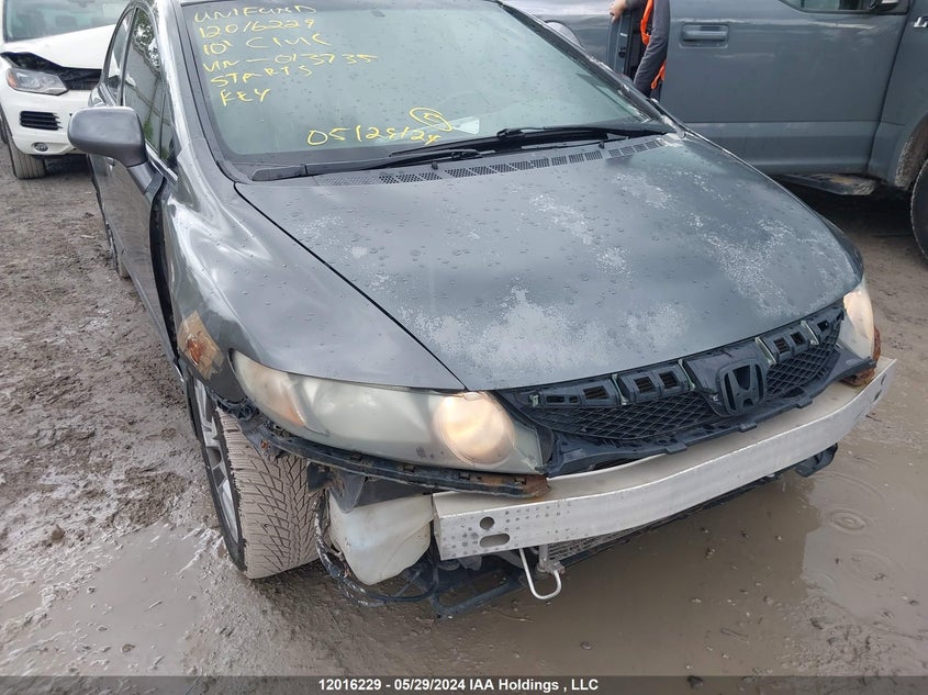 2010 Honda Civic Exl VIN: 2HGFA1F07AH013735 Lot: 12016229