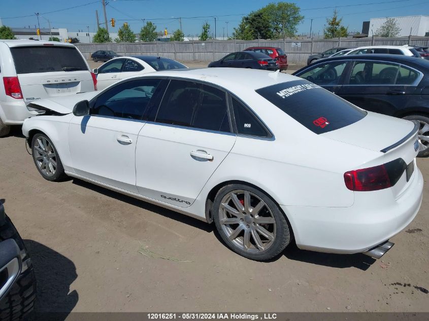 2009 Audi A4 2.0T Quattro VIN: WAULF68K59N064083 Lot: 12016251