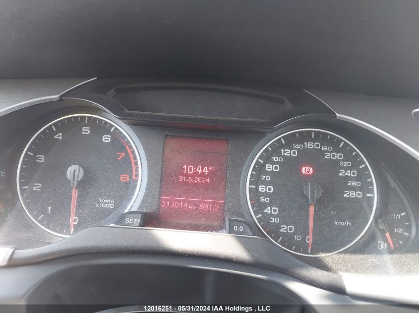 2009 Audi A4 2.0T Quattro VIN: WAULF68K59N064083 Lot: 12016251