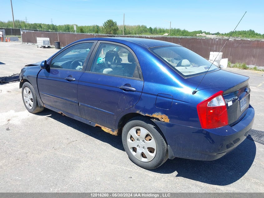 2006 Kia Spectra Lx/Ex VIN: KNAFE121765329925 Lot: 12016260