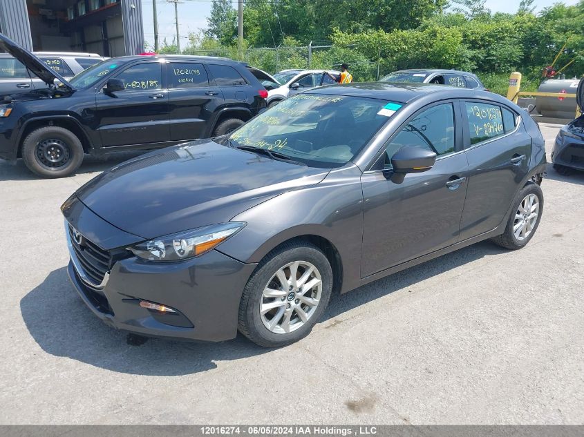 2018 Mazda 3 Touring VIN: 3MZBN1V72JM224260 Lot: 12016274