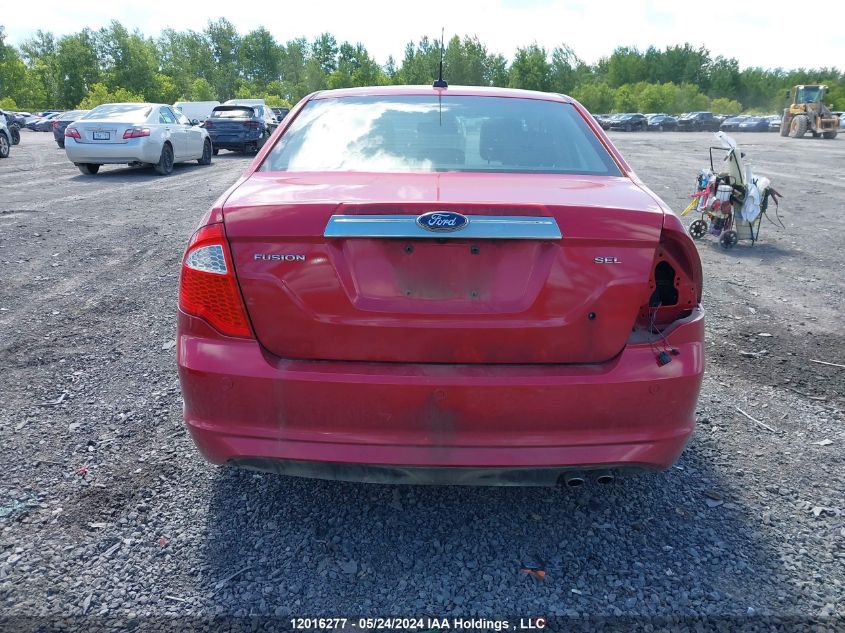 2012 Ford Fusion Sel VIN: 3FAHP0JA9CR423174 Lot: 12016277