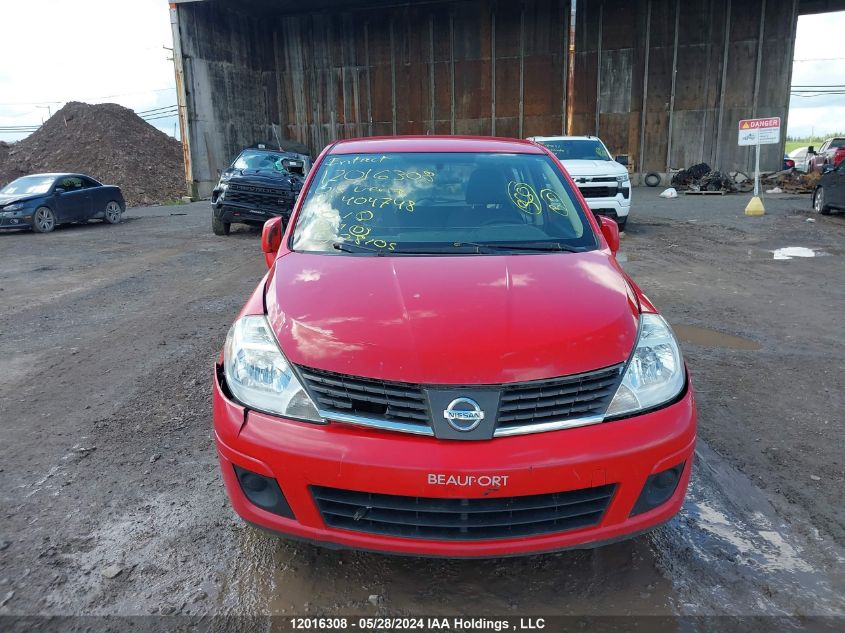 2008 Nissan Versa VIN: 3N1BC13E58L404748 Lot: 12016308