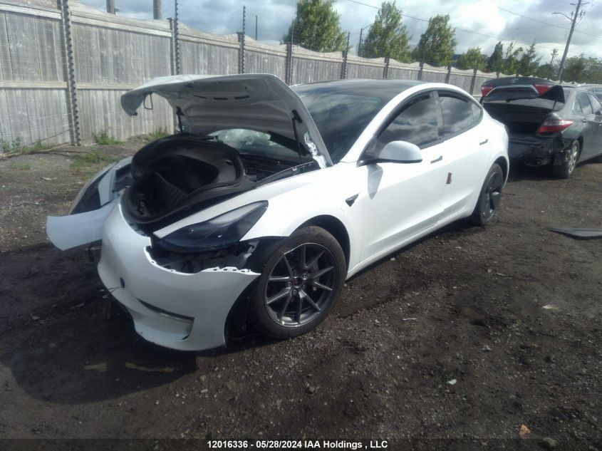 2023 Tesla Model 3 VIN: LRW3E1EBXPC872397 Lot: 12016336