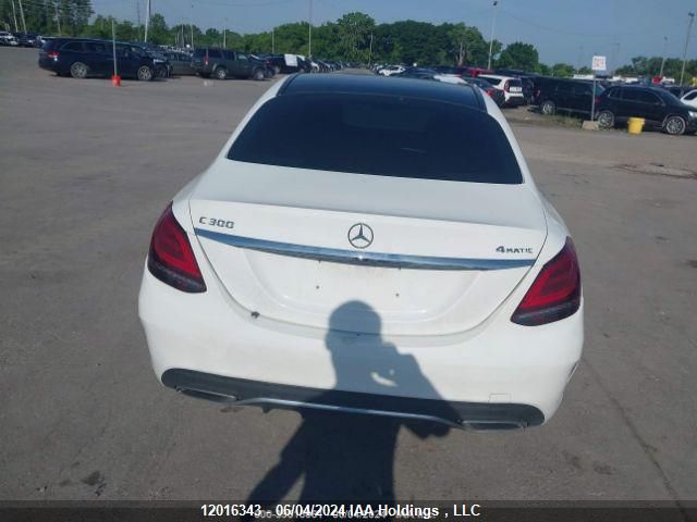 2019 Mercedes-Benz C-Class VIN: 55SWF8EB8KU320087 Lot: 12016343