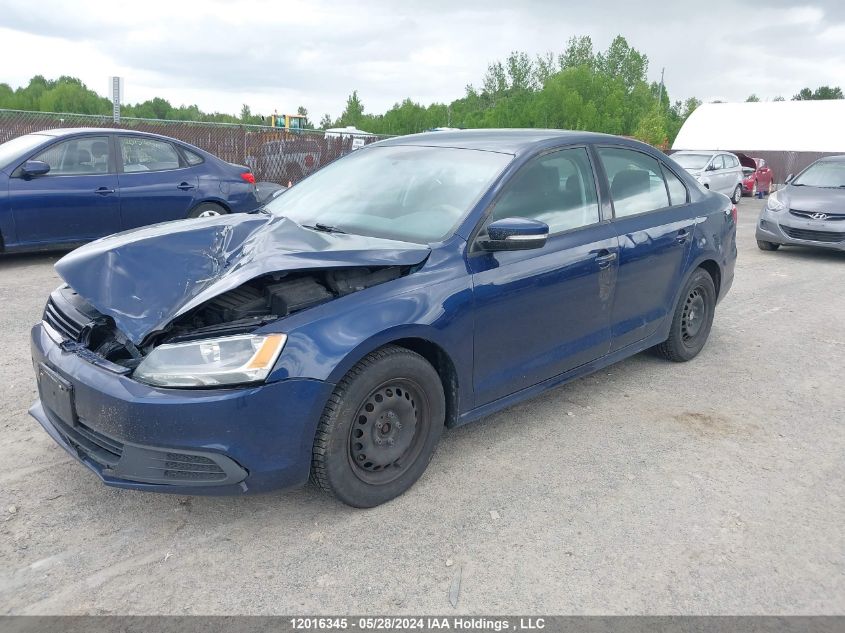 2014 Volkswagen Jetta Sedan VIN: 3VW2K7AJ4EM216809 Lot: 12016345