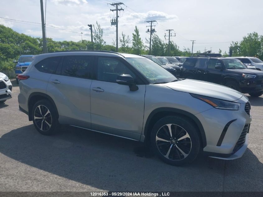 2022 Toyota Highlander Xse VIN: 5TDLZRBH0NS217403 Lot: 12016353