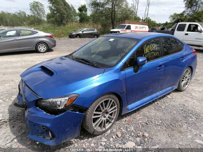 2018 Subaru Wrx VIN: JF1VA1H6XJ9839089 Lot: 12016374