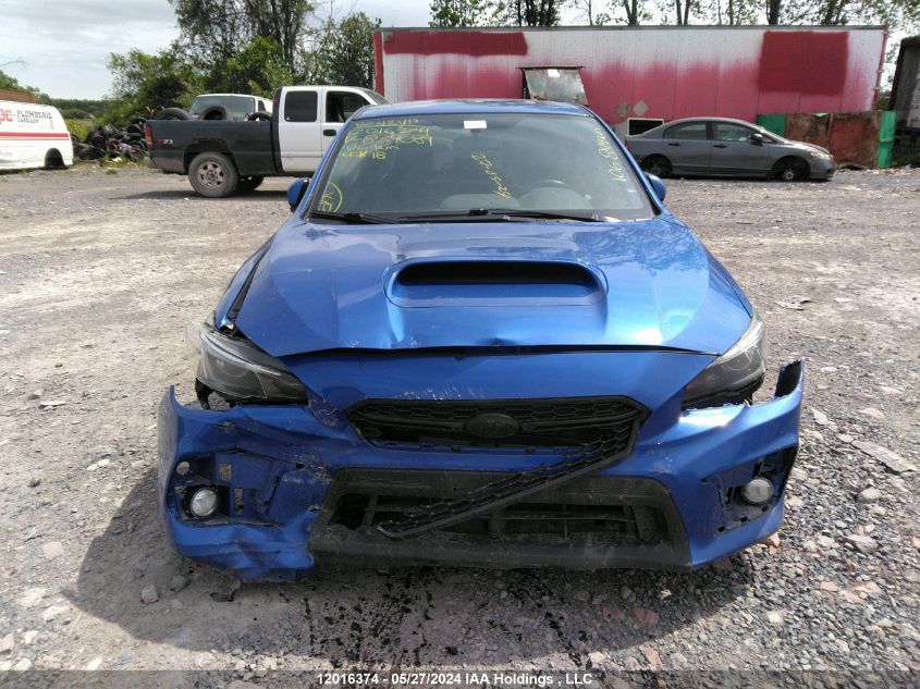 2018 Subaru Wrx VIN: JF1VA1H6XJ9839089 Lot: 12016374