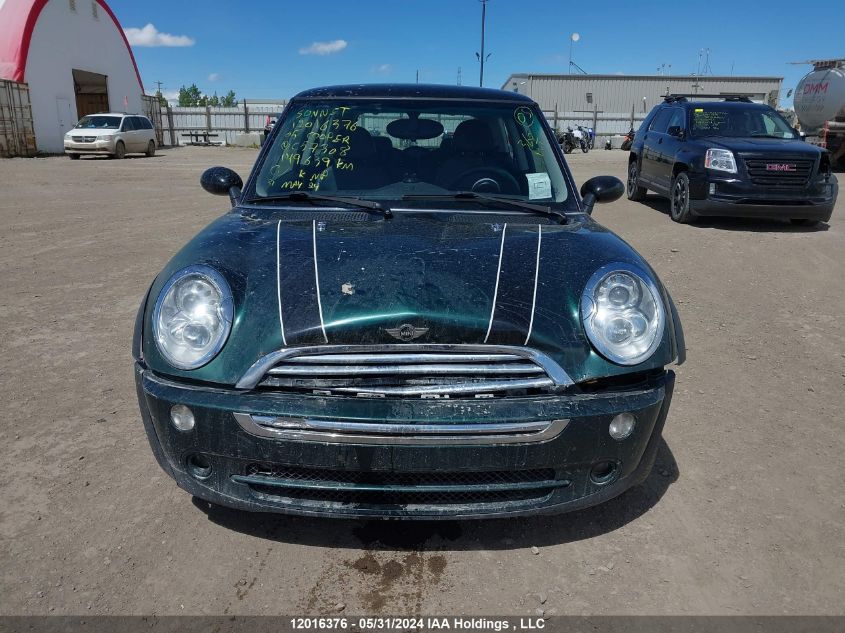 2005 Mini Cooper Hardtop VIN: WMWRC33405TC57308 Lot: 12016376