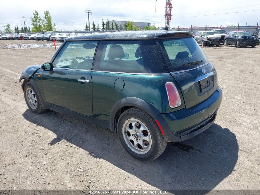 2005 Mini Cooper Hardtop VIN: WMWRC33405TC57308 Lot: 12016376