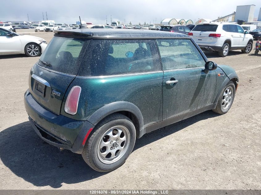 2005 Mini Cooper Hardtop VIN: WMWRC33405TC57308 Lot: 12016376