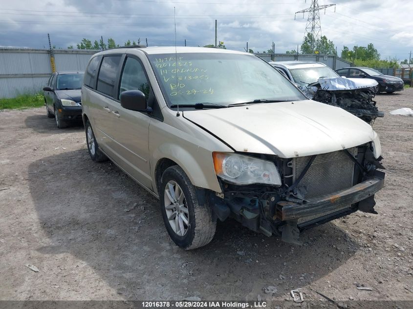 2014 Dodge Grand Caravan VIN: 2C4RDGBG8ER313065 Lot: 12016378