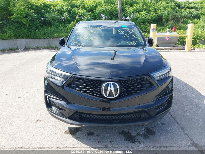 2021 Acura Rdx A-Spec VIN: 5J8TC2H68ML808580 Lot: 12016382