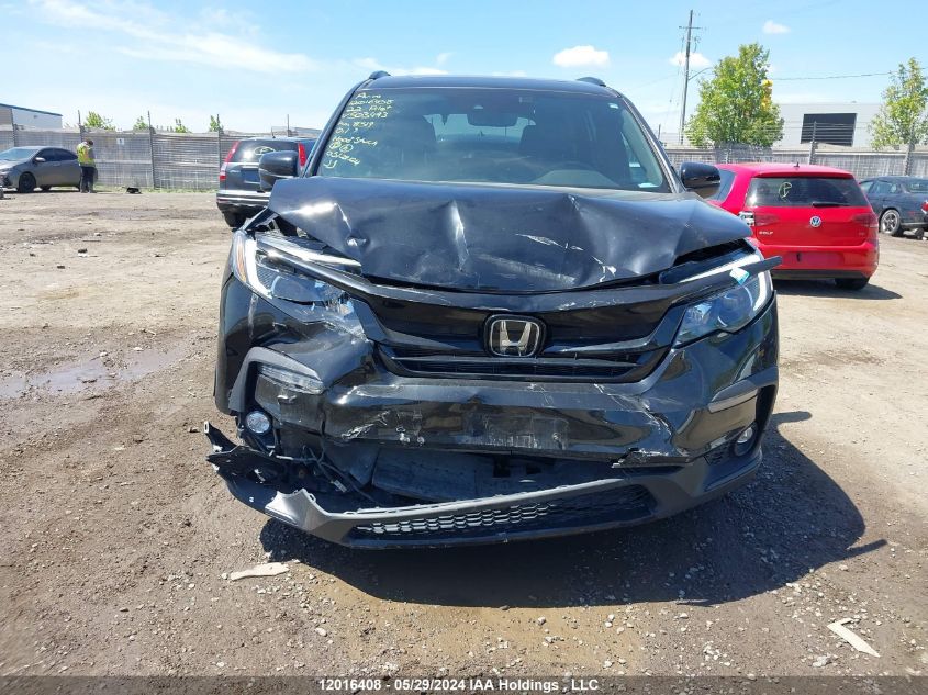 2022 Honda Pilot VIN: 5FNYF6H8XNB503493 Lot: 12016408