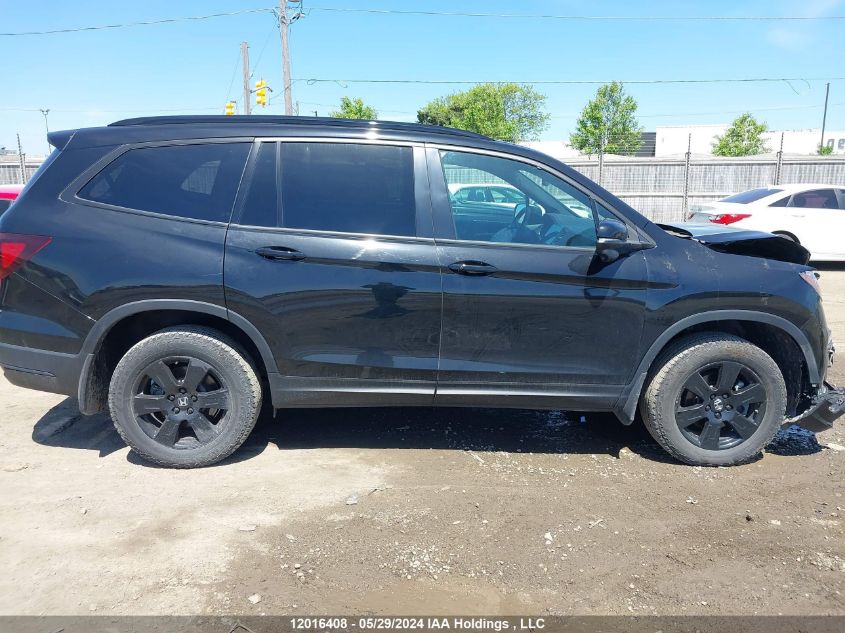 2022 Honda Pilot VIN: 5FNYF6H8XNB503493 Lot: 12016408