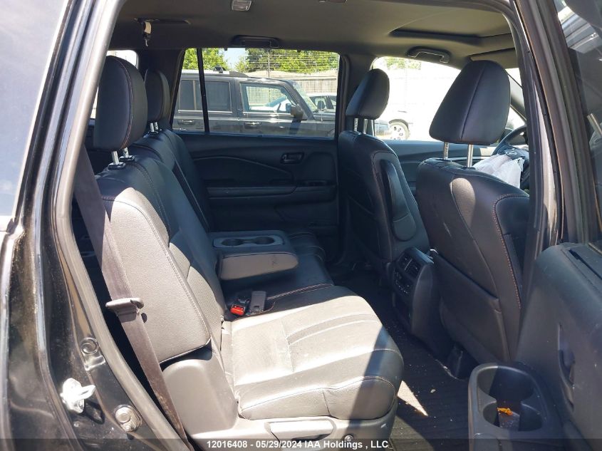 2022 Honda Pilot VIN: 5FNYF6H8XNB503493 Lot: 12016408