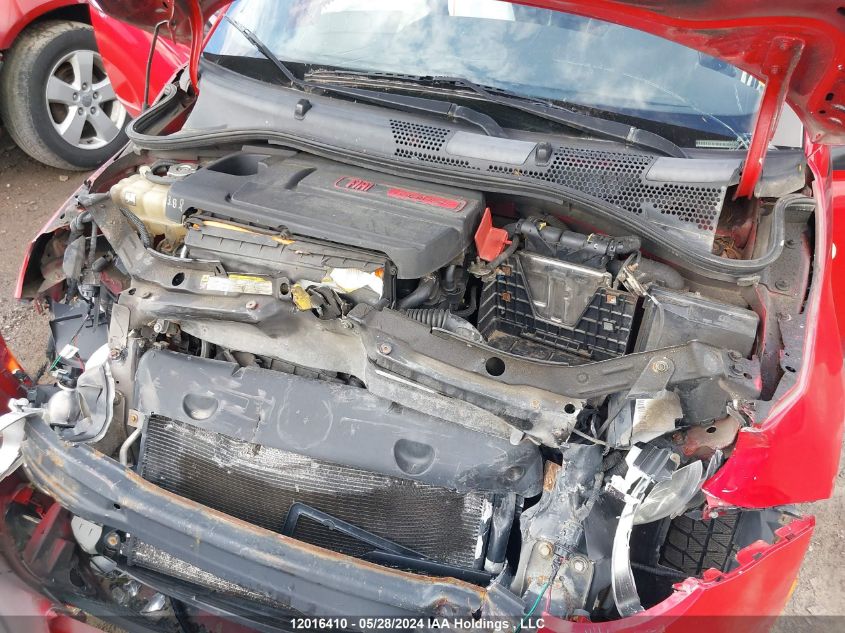 2012 Fiat 500 Sport VIN: 3C3CFFBR7CT510500 Lot: 12016410